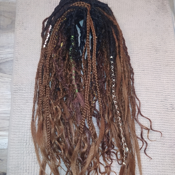 BRAND NEW Full set DE synthetic dreadlock hair extensions - Picture 6 of 7
